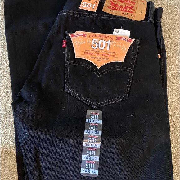 Levi’s Men’s 501 Straight Leg Button-fly - Picture 2 of 3